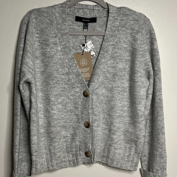 Vero Moda Sweaters - Vero Moda Womens Gaiva Wool Blend Button-Down Cardigan Sweater Size M